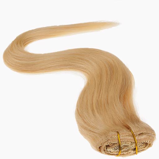 Clip in Vlasy 38cm 70g Najsvetlejšie Blond 613-1547